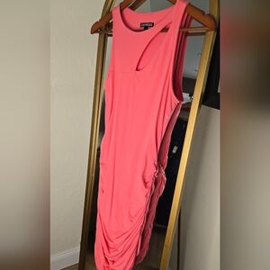 Express Pink Sleeveless Dress